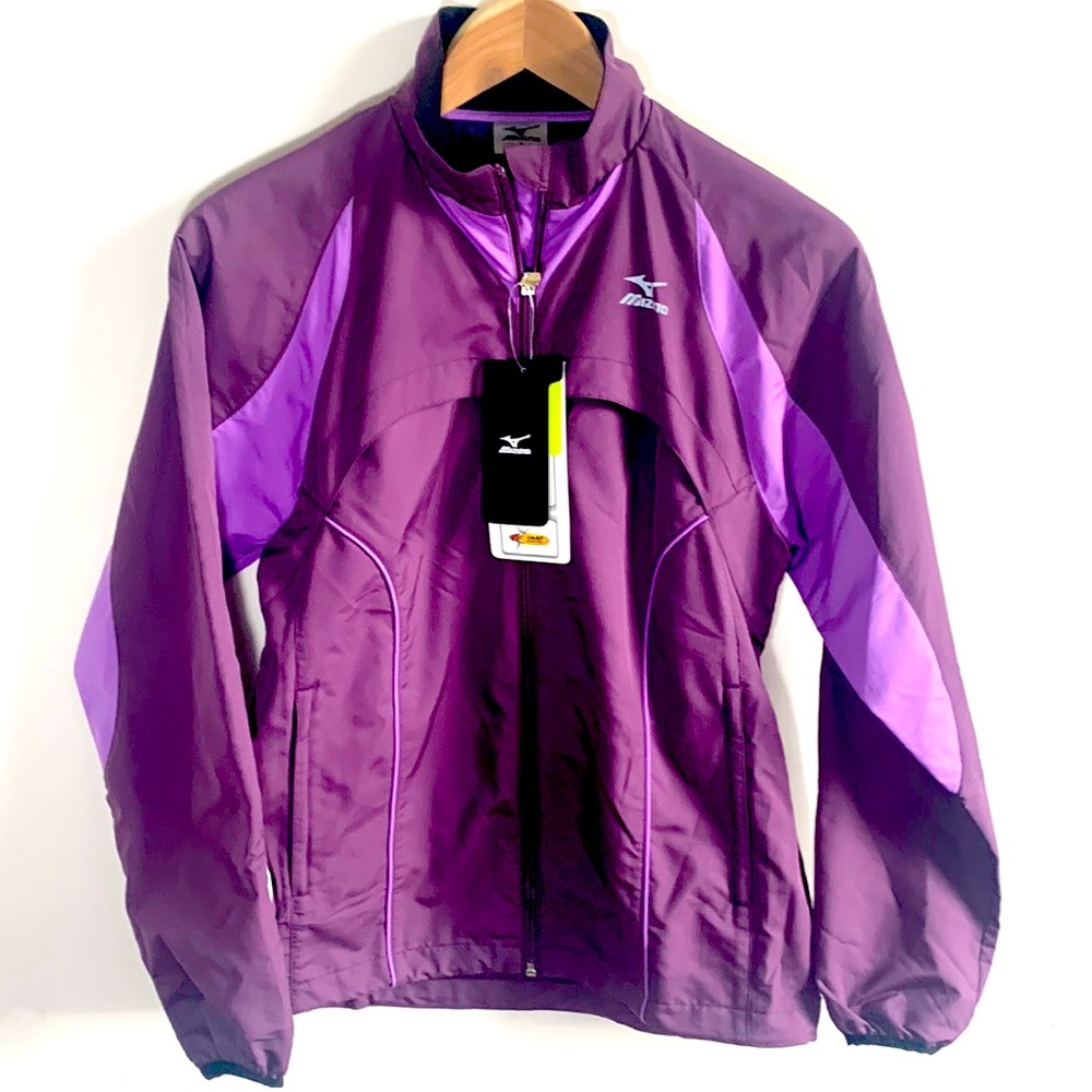 Mizuno Women’s S Performance Lightweight Jacket Plum/Dewberry NWT